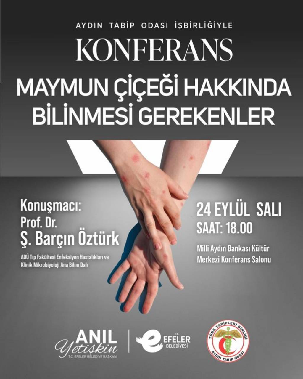 Efeler Belediyesi'nden Maymun Çiçeği Konferansı Daveti